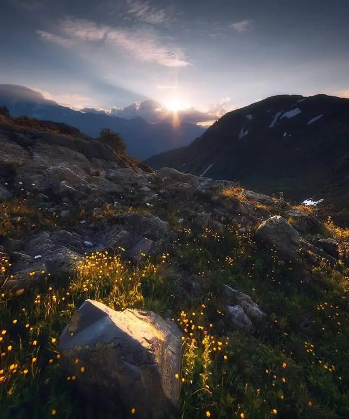 Our beautiful Swiss backyard