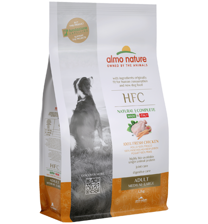 Almo Nature, HFC Dog M-L, Fresh chicken, 8kg