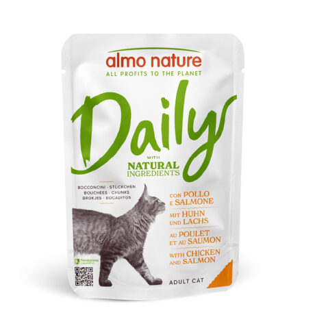 Almo Nature Daily, Chicken and Salmon 70g